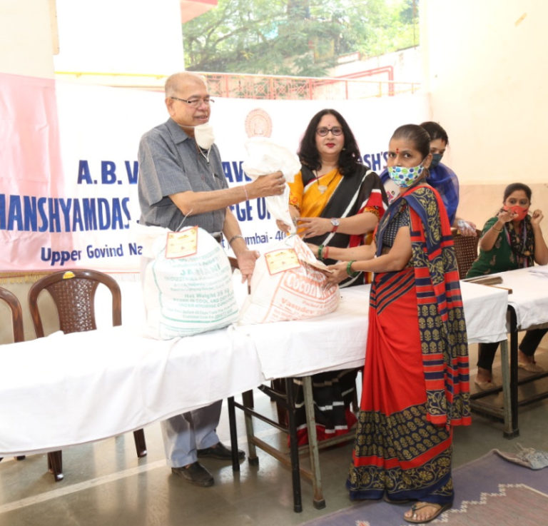 Free Distribution of Grocery Items