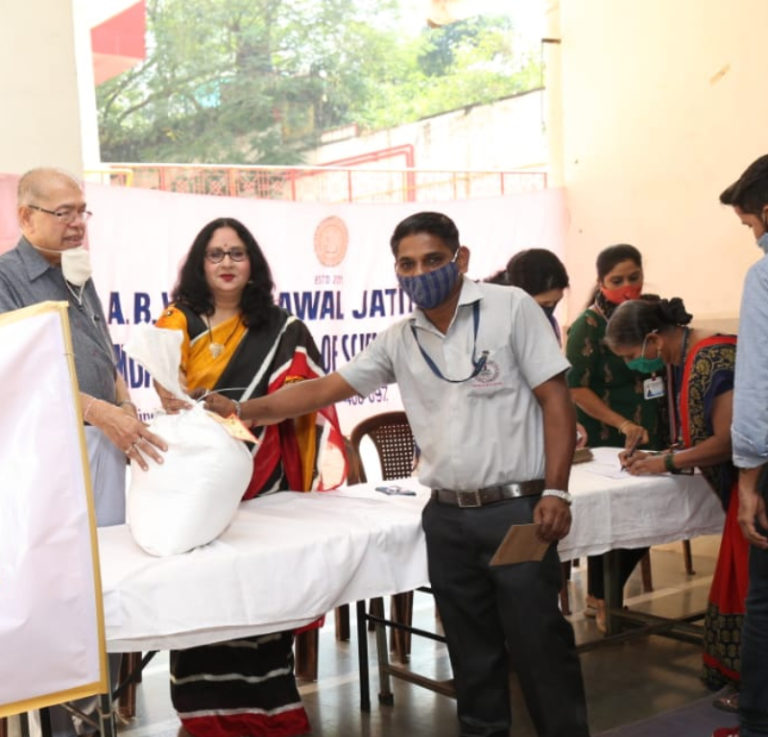 Free Distribution of Grocery Items