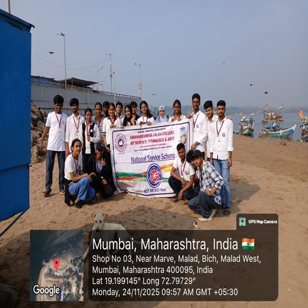 Beach Clean-up Drive undertaken by NSS Unit