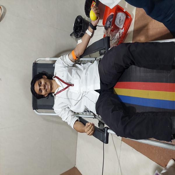 Blood Donation Camp Organised by NSS Unit