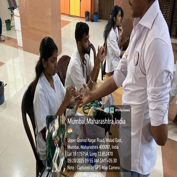 Blood Donation Camp Organised by NSS Unit