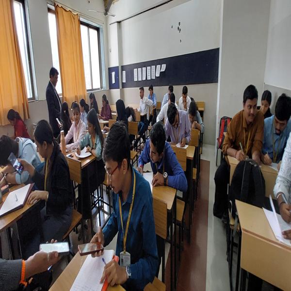 Campus placement organised in collaboration with ICICI Bank