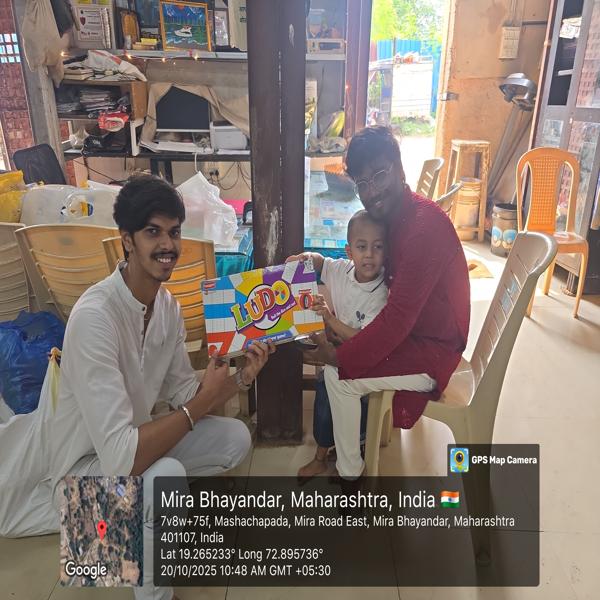 Diwali celebration at Orphanage