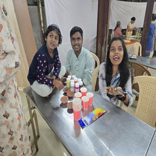 Diwali celebration at Orphanage