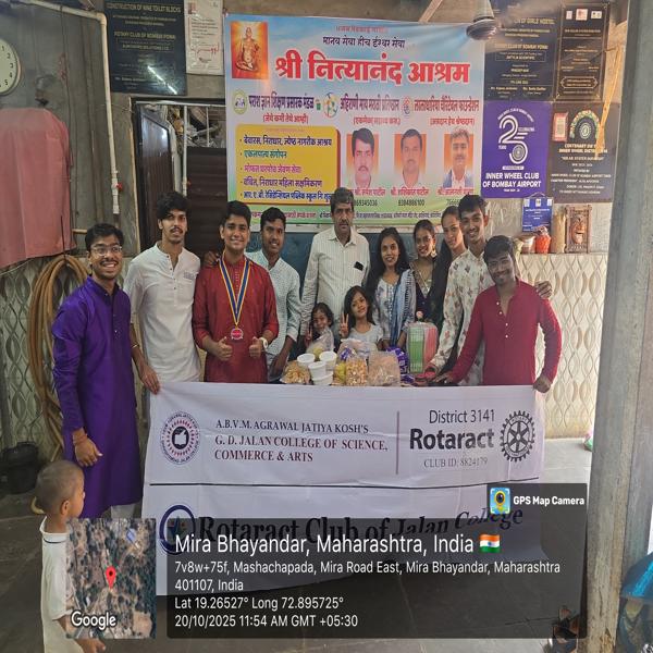 Diwali celebration at Orphanage