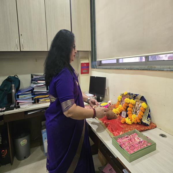 Dussehra Pooja Organised by Cultural club