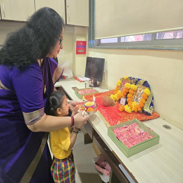 Dussehra Pooja Organised by Cultural club