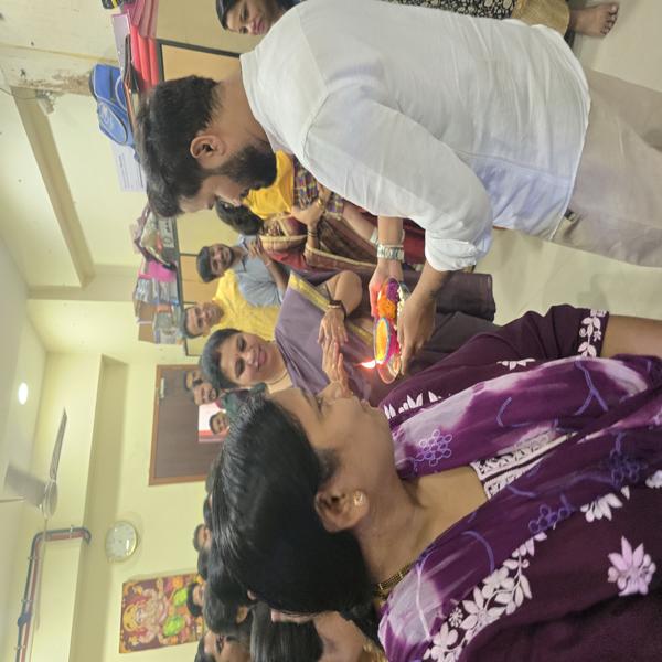 Dussehra Pooja Organised by Cultural club