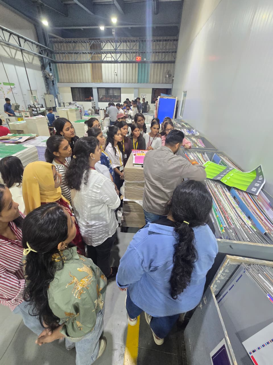 Industrial Visit to Navneet book publication house