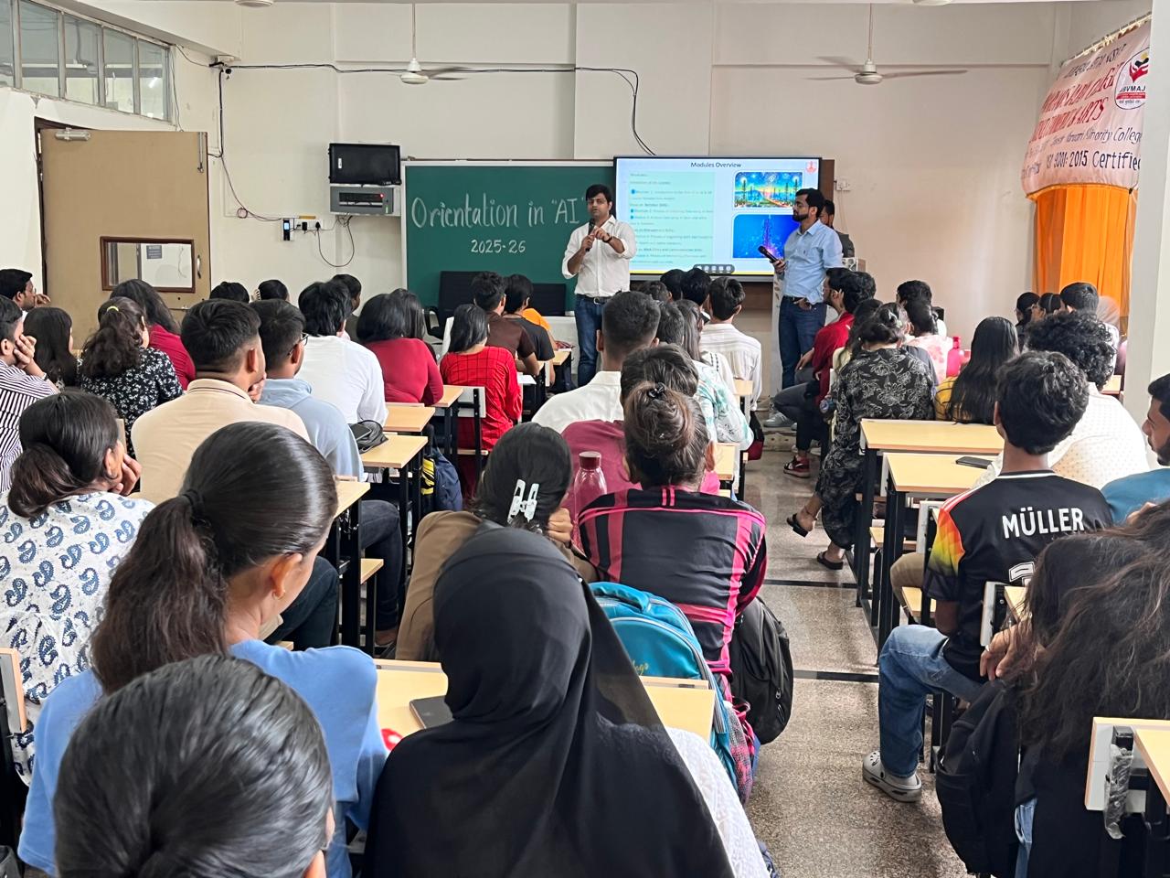 Orientation on AIML Course Organised by IQAC Committee