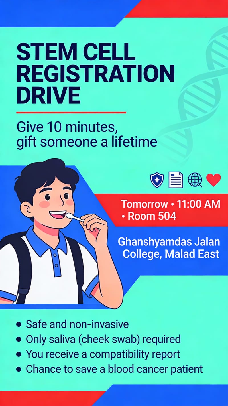 Stem Cell Registration drive