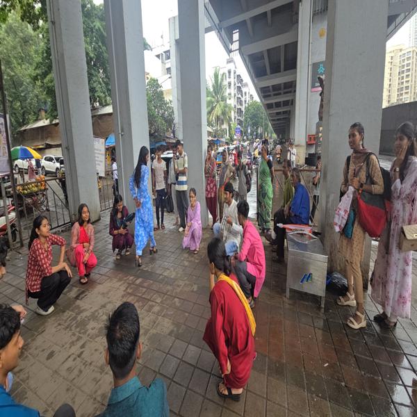 Street play by our students on impact of Drug Addiction