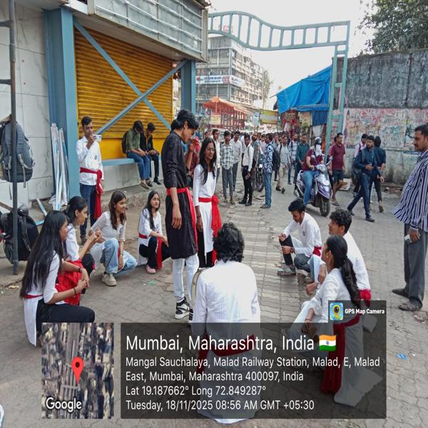 Street play by our students on impact of Drug Addiction